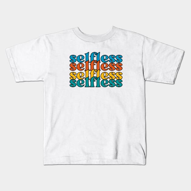 Selfless Kids T-Shirt by Eclipse in Flames